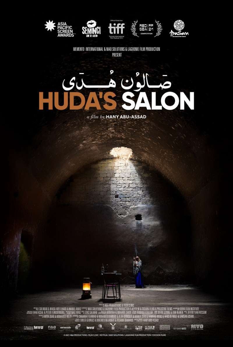 Filmstill zu Huda's Salon (2021) von Hany Abu-Assad