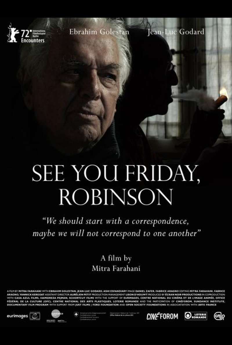 Filmstill zu Bis Freitag, Robinson (2022) von Mitra Farahani