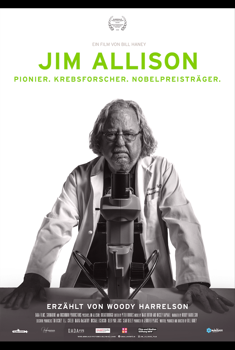 Filmplakat zuJim Allison - Pionier, Krebsforscher, Nobelpreisträger (2019)