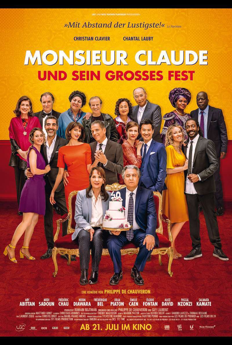 Filmplakat zu Monsieur Claude und sein großes Fest (2021)