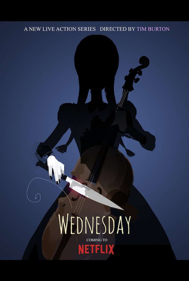 Teaser-Plakat zu Wednesday Addams (TV-Serie, 2022)