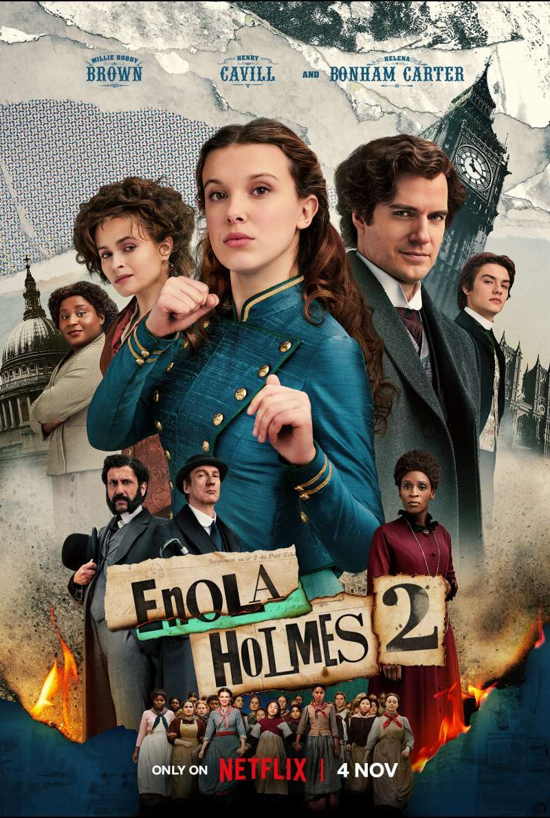 Filmstill zu Enola Holmes 2 (2022) von Harry Bradbeer