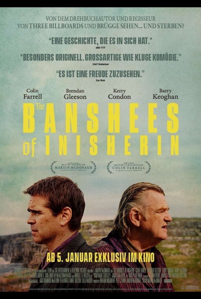 Filmplakat zu The Banshees of Inisherin (2022)