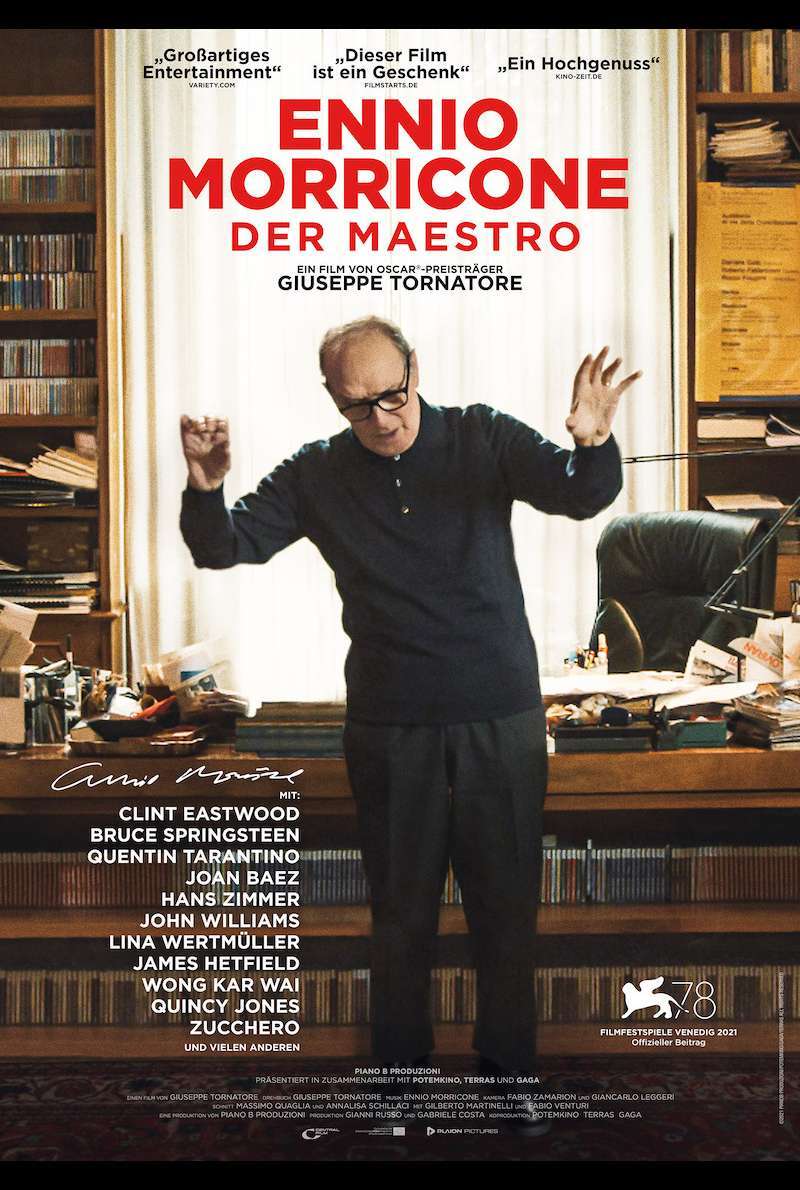 Filmplakat zu Ennio Morricone - Der Maestro (2021)