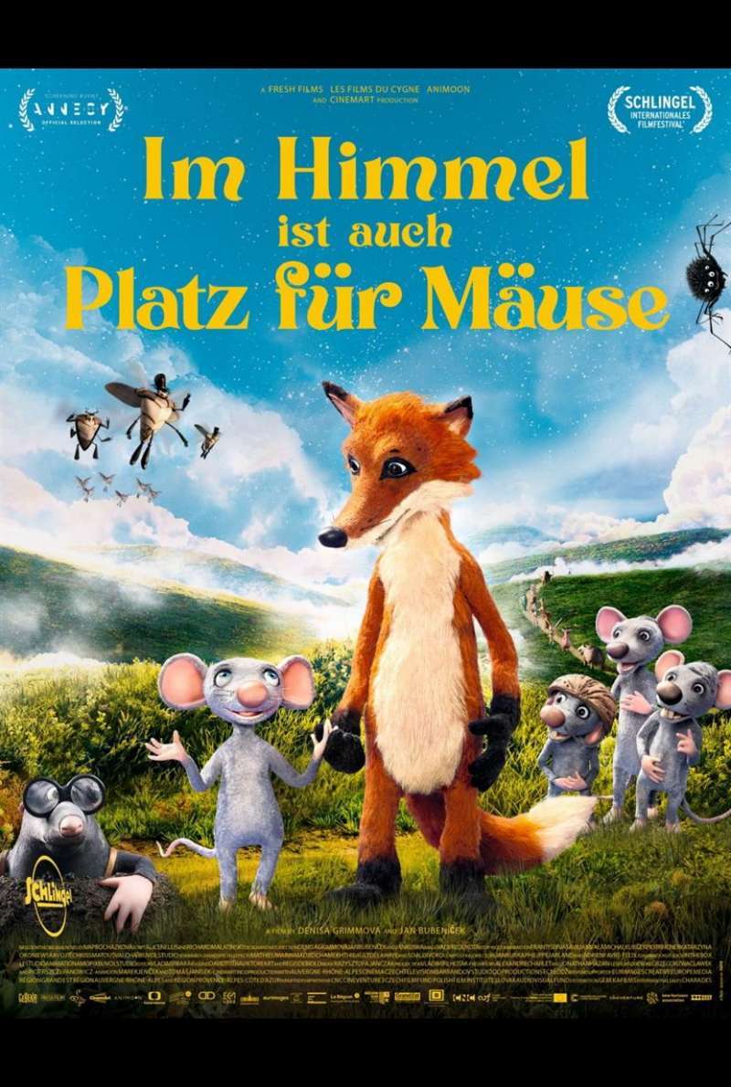 Filmstill zu Im Himmel ist auch Platz für Mäuse (2021) von Jan Bubenicek, Denisa Grimmová