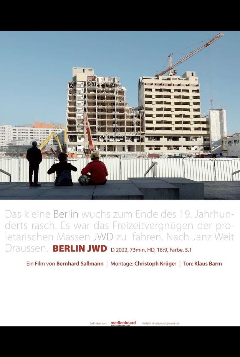 Filmplakat zu Berlin JWD (2022) von Bernhard Sallmann
