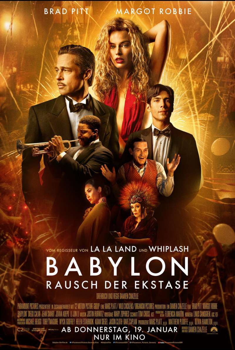 Filmplakat zu Babylon - Rausch der Ekstase (2022)