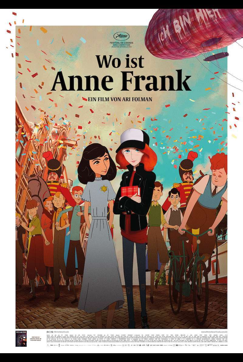 Filmplakat zu Wo ist Anne Frank (2022) von Ari Folman