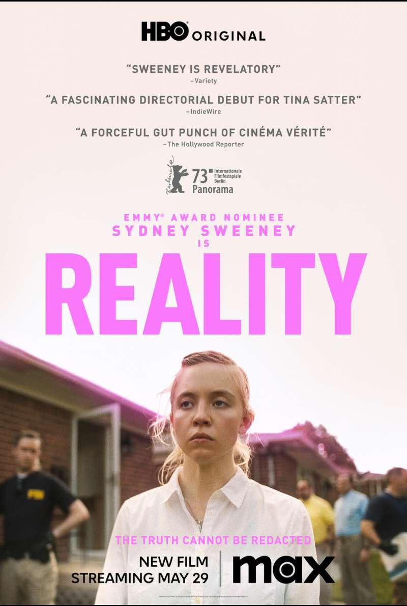 Plakat zu Reality (2023) von Tina Satter
