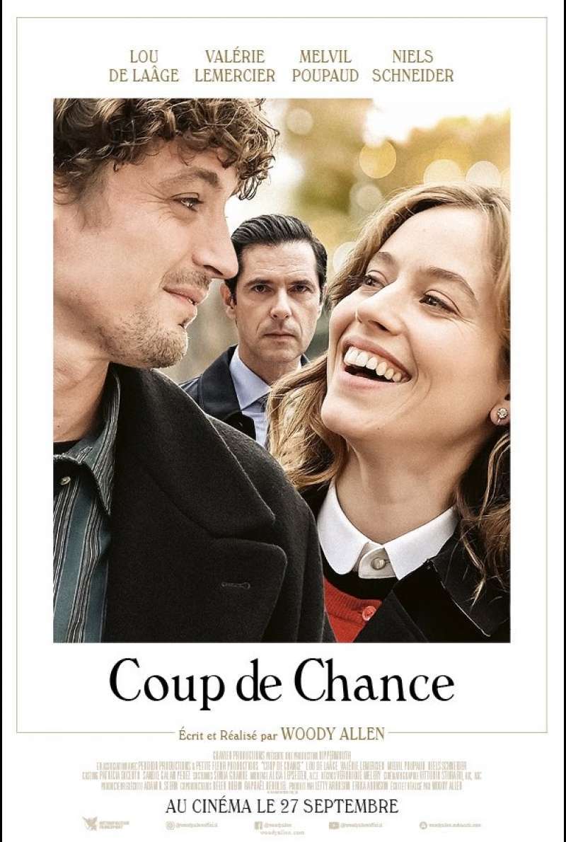 Plakat zu Coup de chance (2023) von Woody Allen