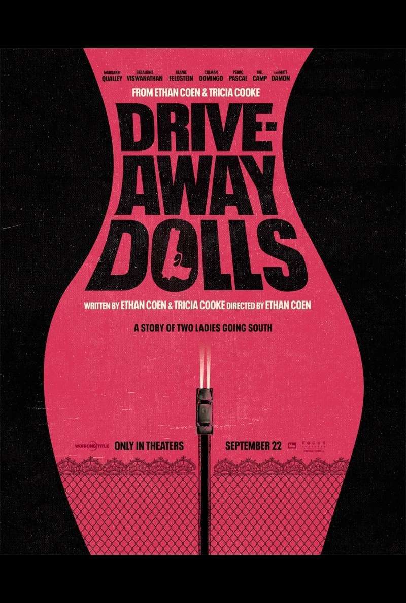 Filmplakat zu Drive-Away Dolls (2024) von Ethan Coen