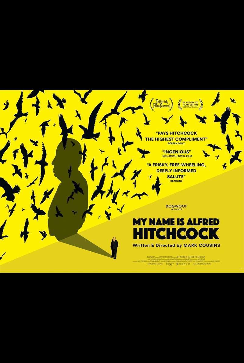 Plakat zu My Name Is Alfred Hitchcock (2022) von Mark Cousins
