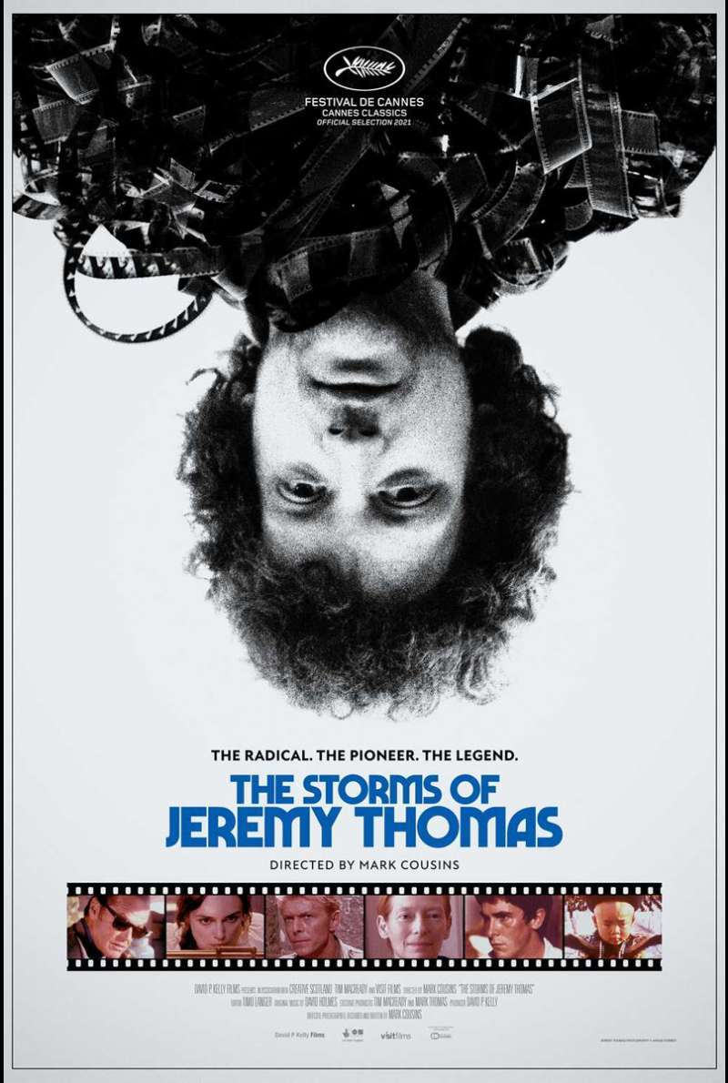 Plakat zu The Storms of Jeremy Thomas (2021) von Mark Cousins