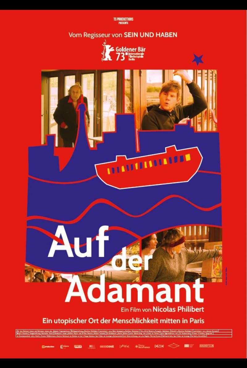 Plakat zu Auf der Adamant (2023) von Nicolas Philibert
