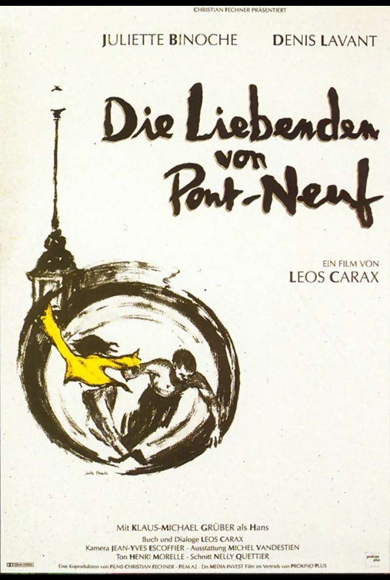 Filmplakat zu Die Liebenden von Pont-Neuf (1991)