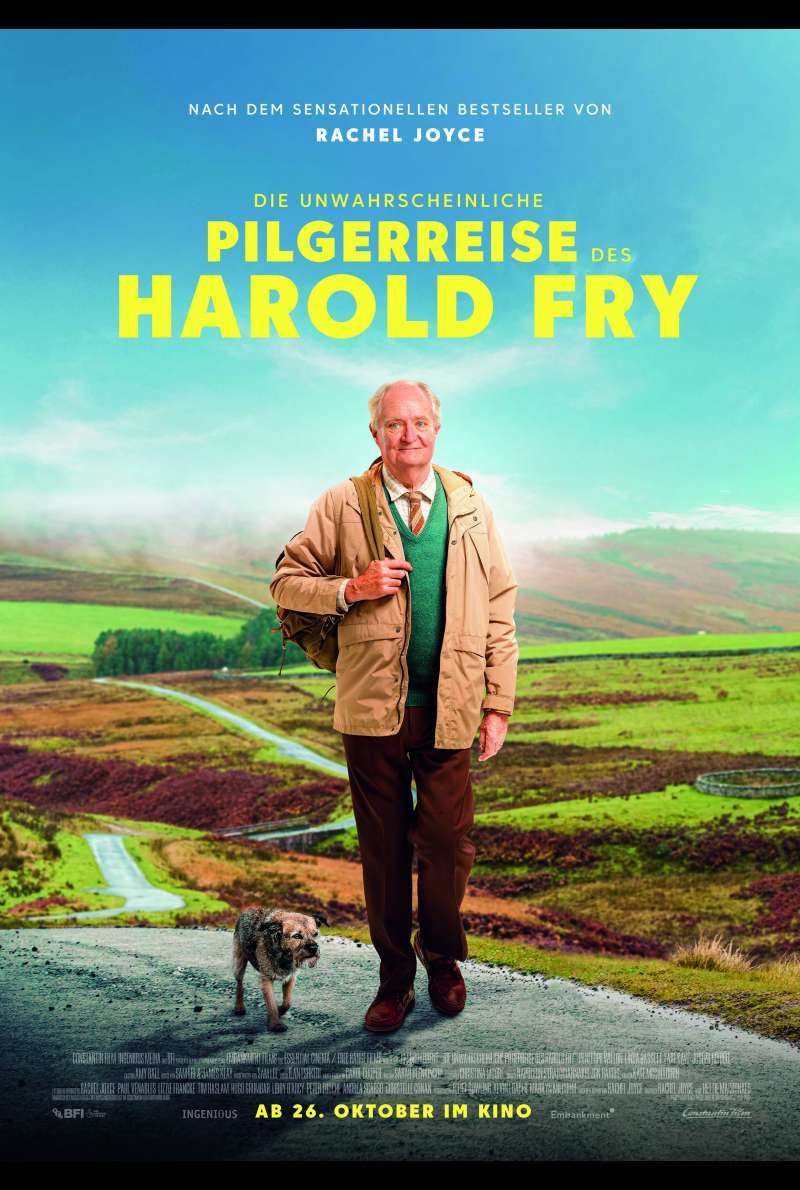 Filmplakat zu Die unwahrscheinliche Pilgerreise des Harold Fry (2023)