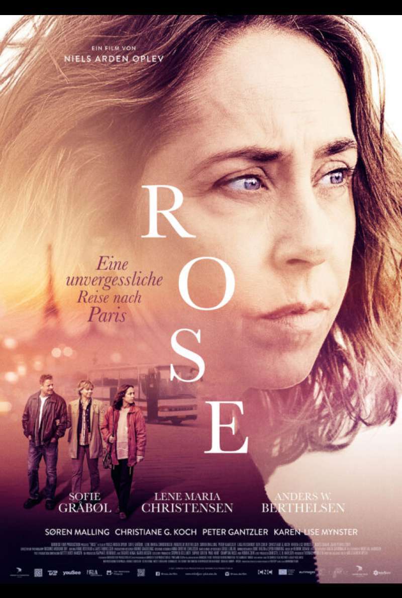 Plakat zu Rose - Eine unvergessliche Reise nach Paris (2022) von Niels Arden Oplev