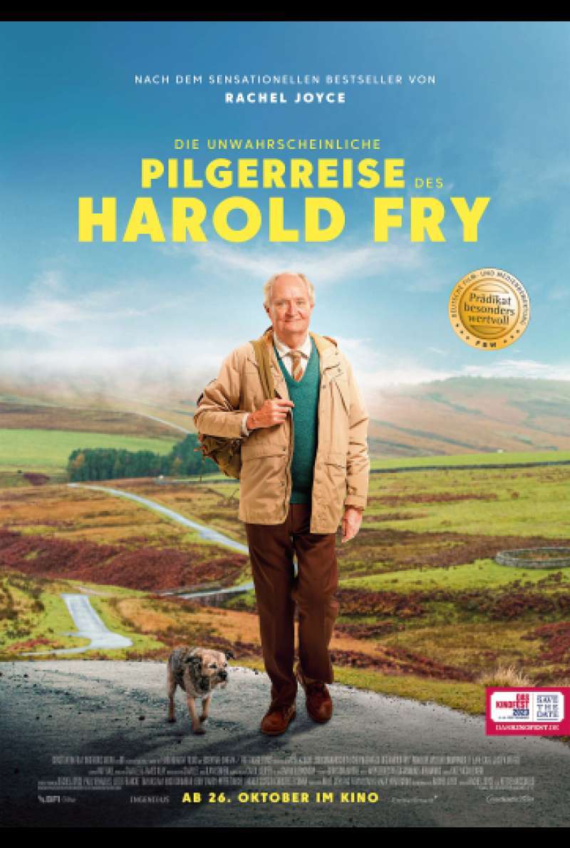 Filmplakat zu Die unwahrscheinliche Pilgerreise des Harold Fry (2023) von Hettie Macdonald