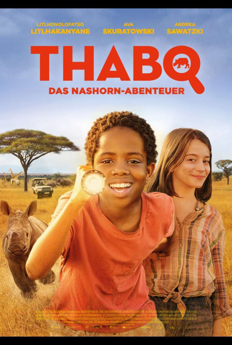 Filmplakat zu Thabo - Das Nashornabenteuer (2023) von Mara Eibl-Eibesfeldt