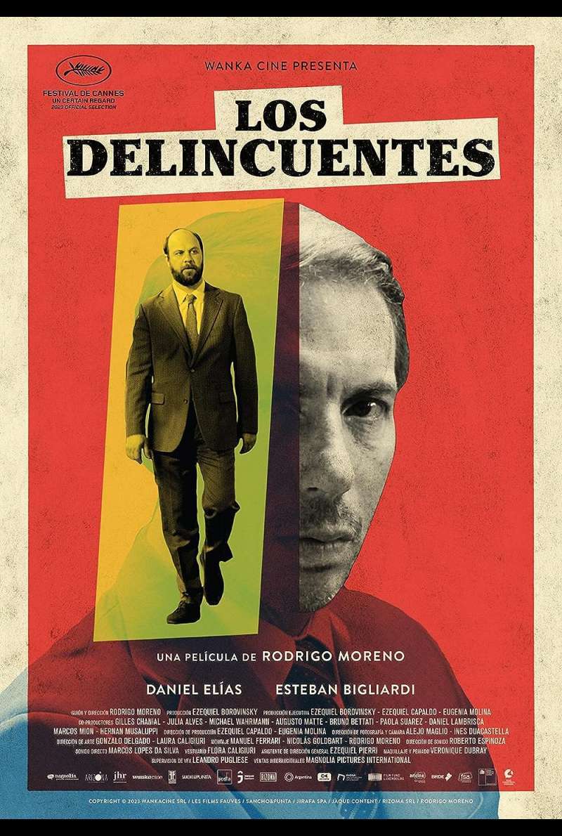 Filmplakat zu Die Missetäter (2023) von Rodrigo Moreno