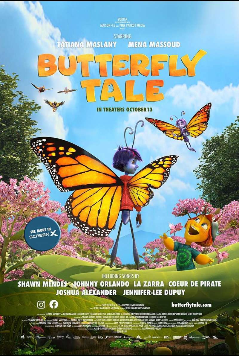 Filmplakat zu Butterfly Tale - Ein Abenteuer liegt in der Luft (2023) von Sophie Roy