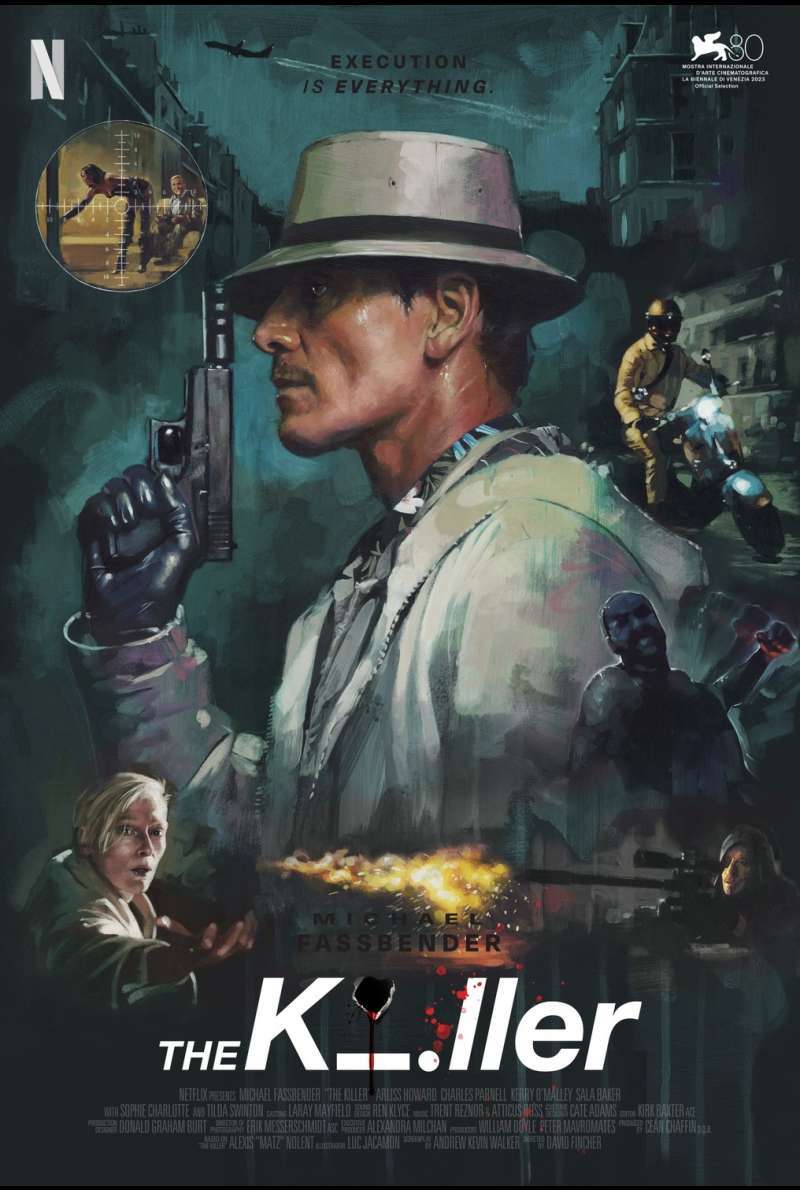 Filmplakat zu Der Killer (2023) von David Fincher