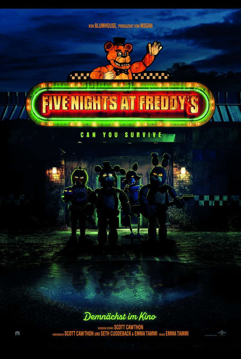 Filmplakat zu Five Nights at Freddy's (2023) von Emma Tammi