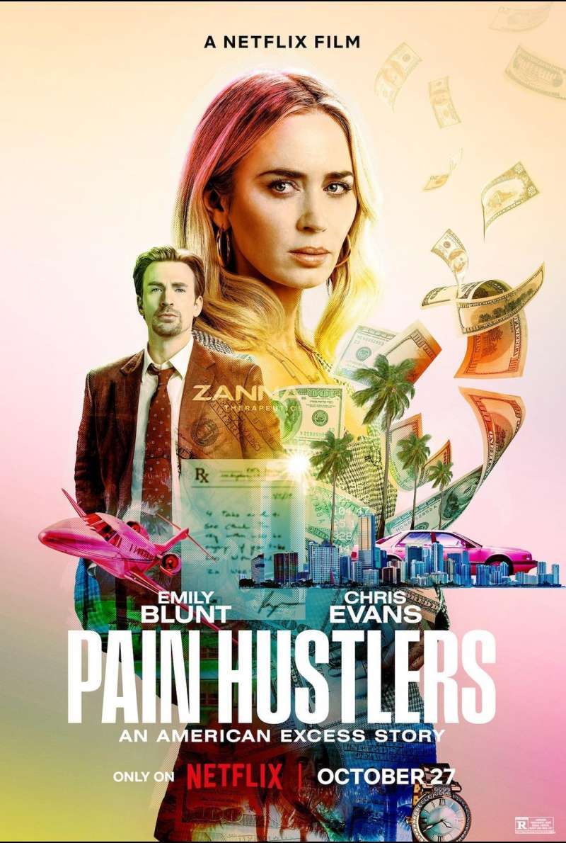 Filmplakat zu Pain Hustlers (2023) von David Yates