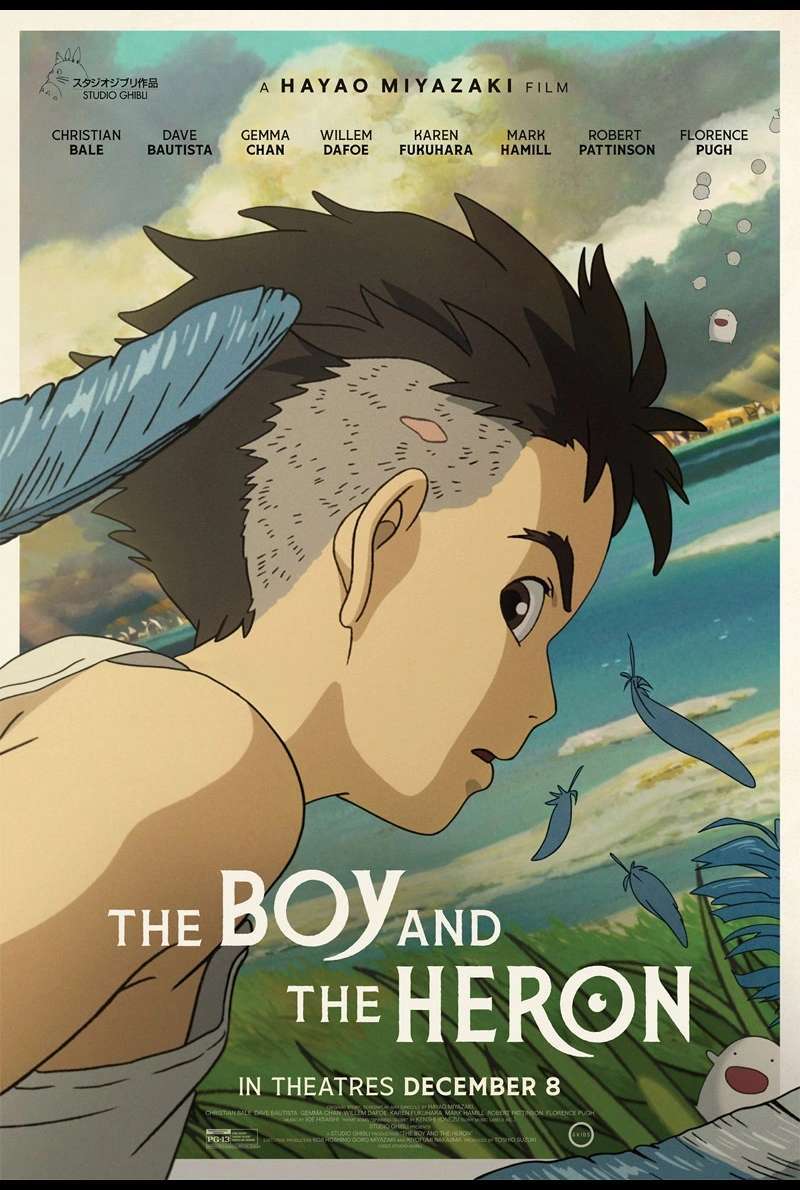 Filmplakat zu Der Junge und der Reiher (2023) von Hayao Miyazaki