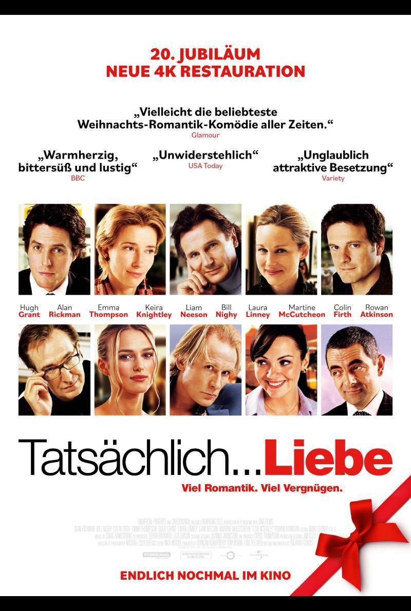 Filmplakat zu Tatsächlich ... Liebe (2003) von Richard Curtis