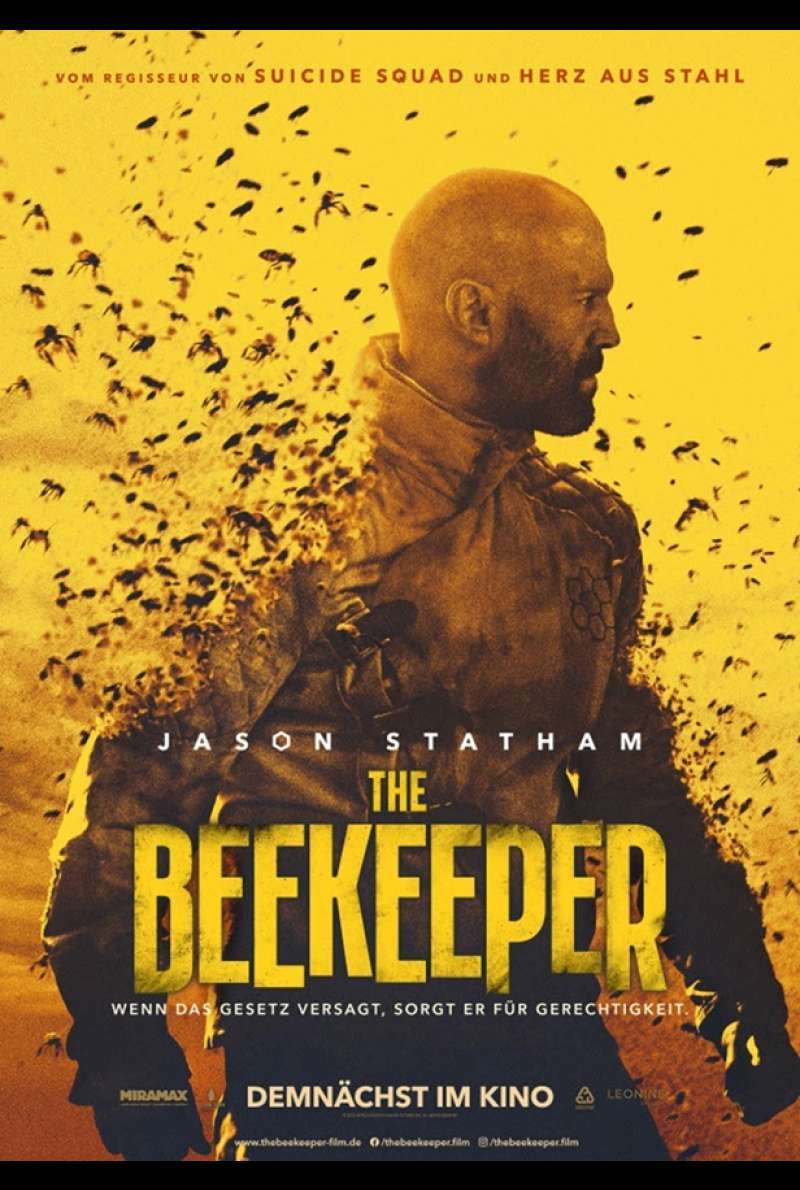Filmplakat zu The Beekeeper (2024) von David Ayer