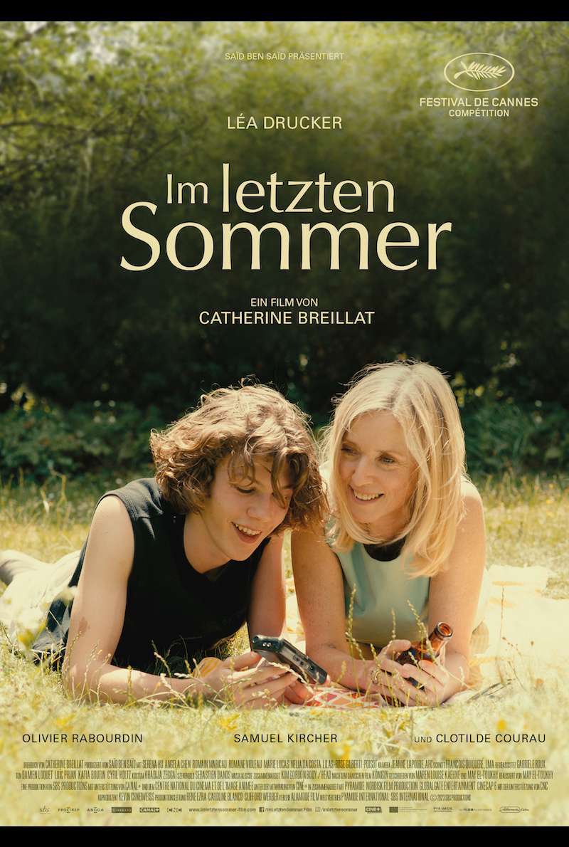 Filmplakat zu Im letzten Sommer (2023) von Catherine Breillat