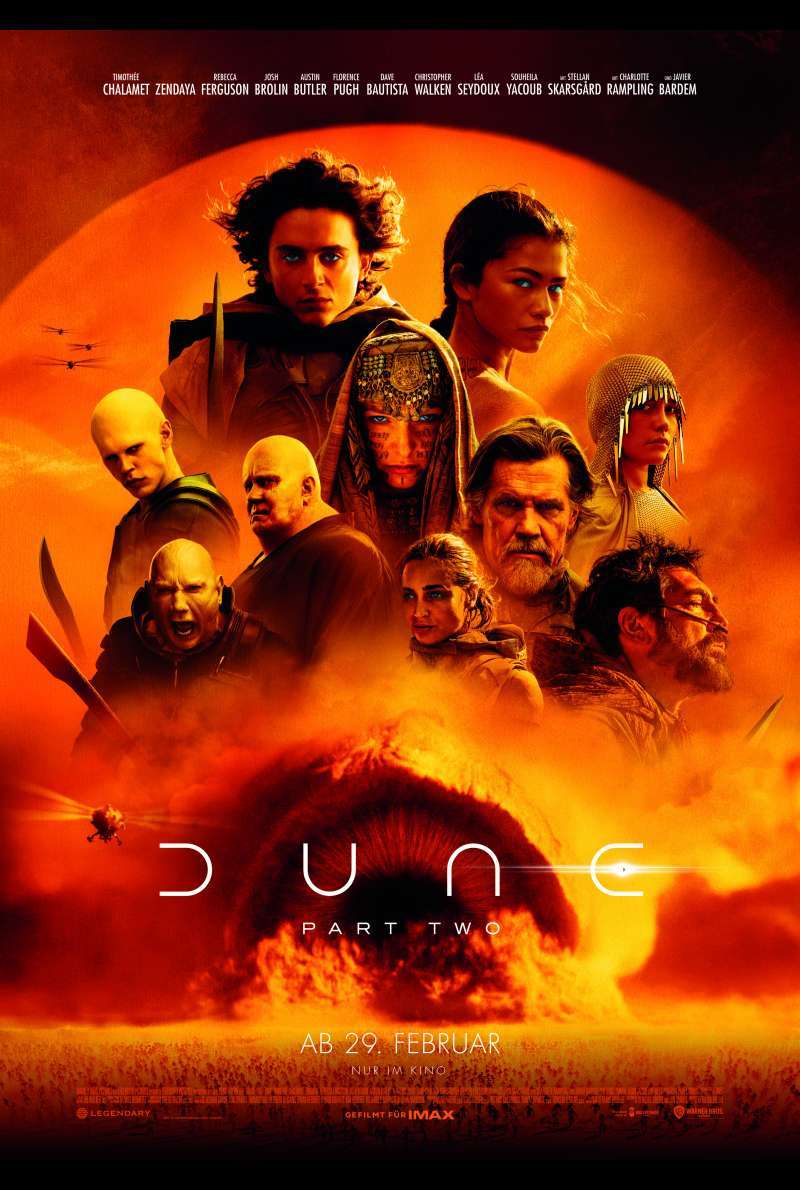 Filmplakat zu Dune: Part Two (2024) von Denis Villeneuve