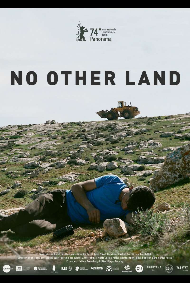 Filmplakat zu No Other Land (2024) von Basel Adra, Hamdan Ballal, Yuval Abraham, Rachel Szor