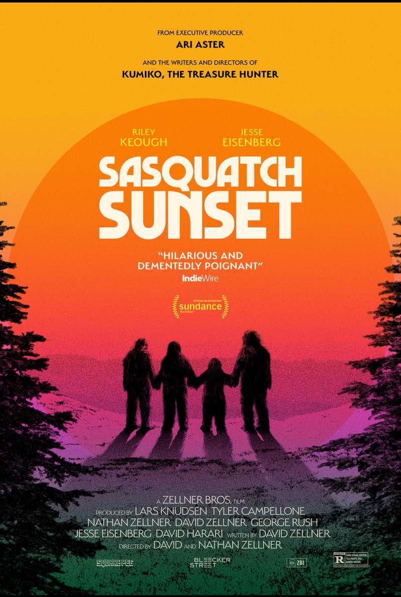 Filmplakat zu Sasquatch Sunset (2024) von David Zellner, Nathan Zellner