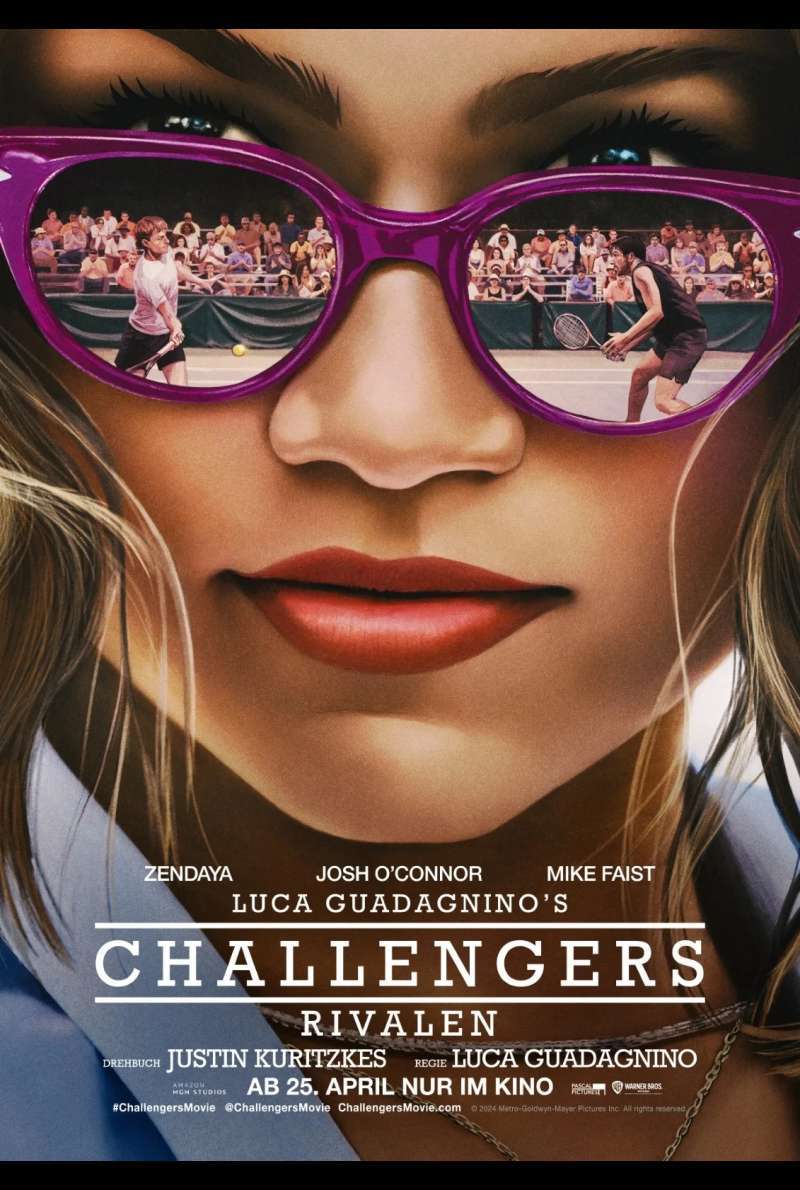 Filmplakat zu Challengers - Rivalen (2024) von Luca Guadagnino