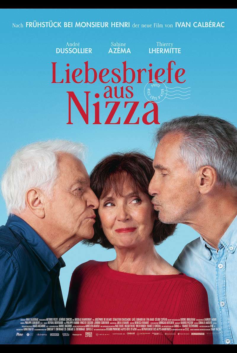 Filmplakat zu Liebesbriefe aus Nizza (2024) von Ivan Calbérac
