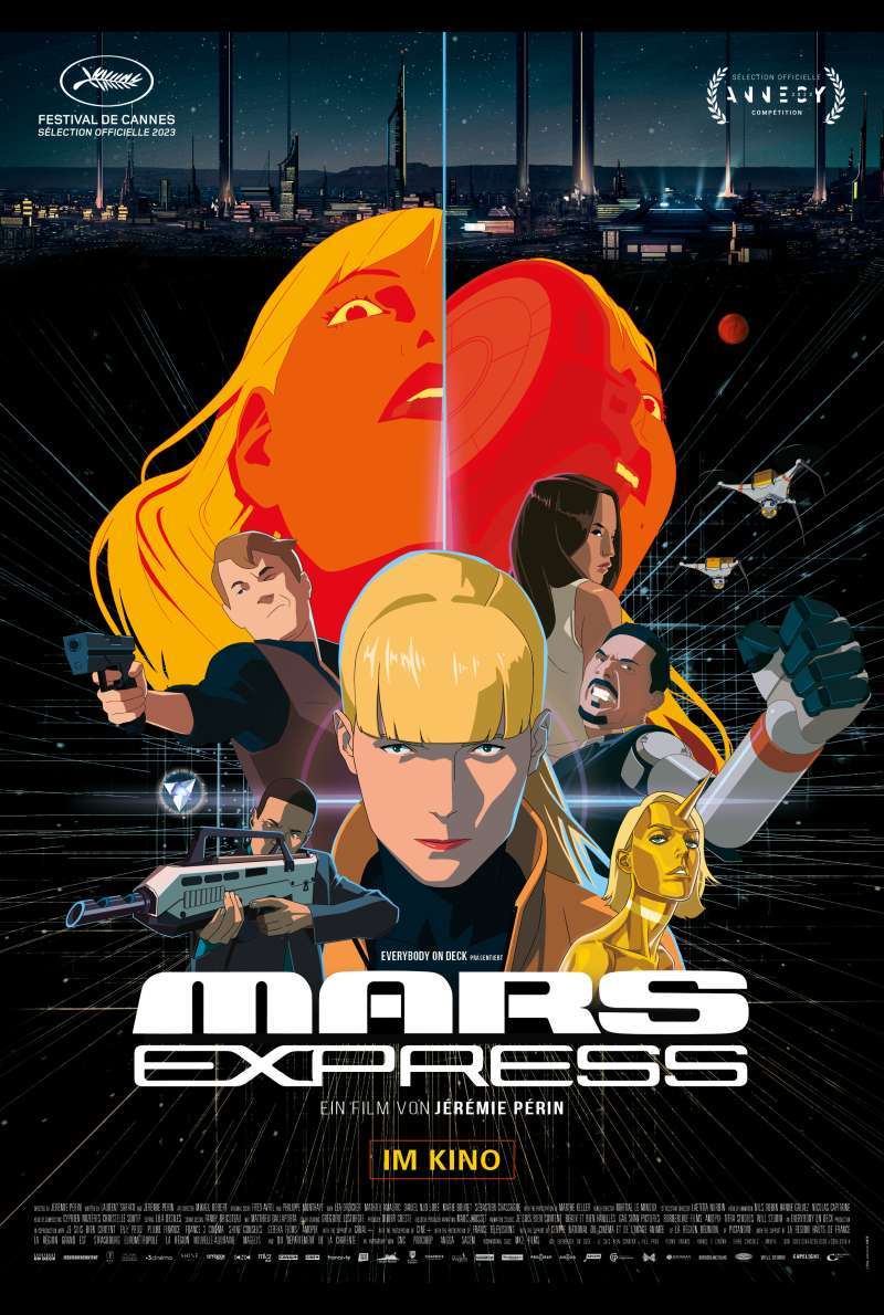 Filmplakat zu Mars Express (2023) von Jérémie Périn