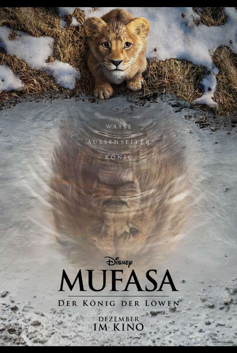 Filmplakat zu Mufasa: Der König der Löwen (2024) von Barry Jenkins