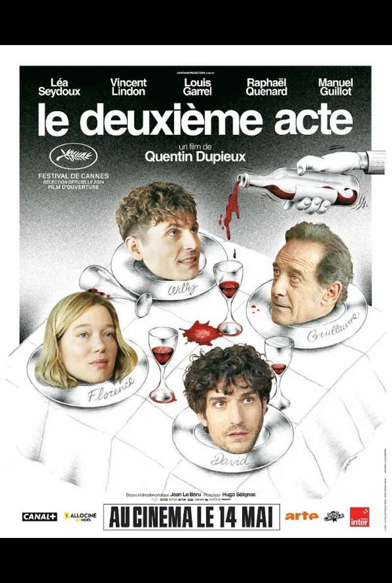 Filmplakat zu Le deuxième acte (2024) von Quentin Dupieux