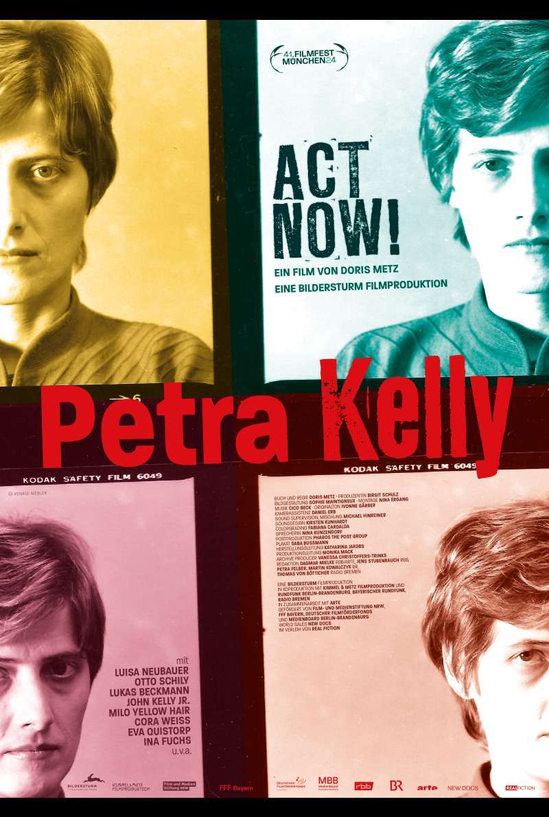 Filmplakat zu Petra Kelly - Act Now! (2024) von Doris Metz
