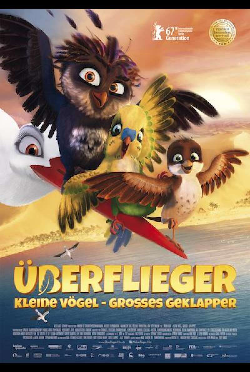 Überflieger - Kleine Vögel, großes Geklapper - Filmplakat
