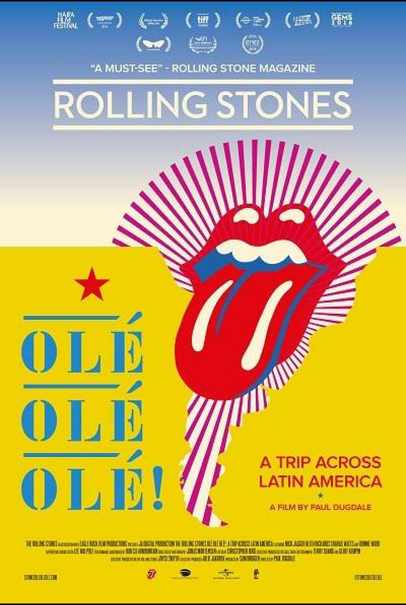 The Rolling Stones Olé Olé Olé!: A Trip Across Latin America - Filmplakat (US)