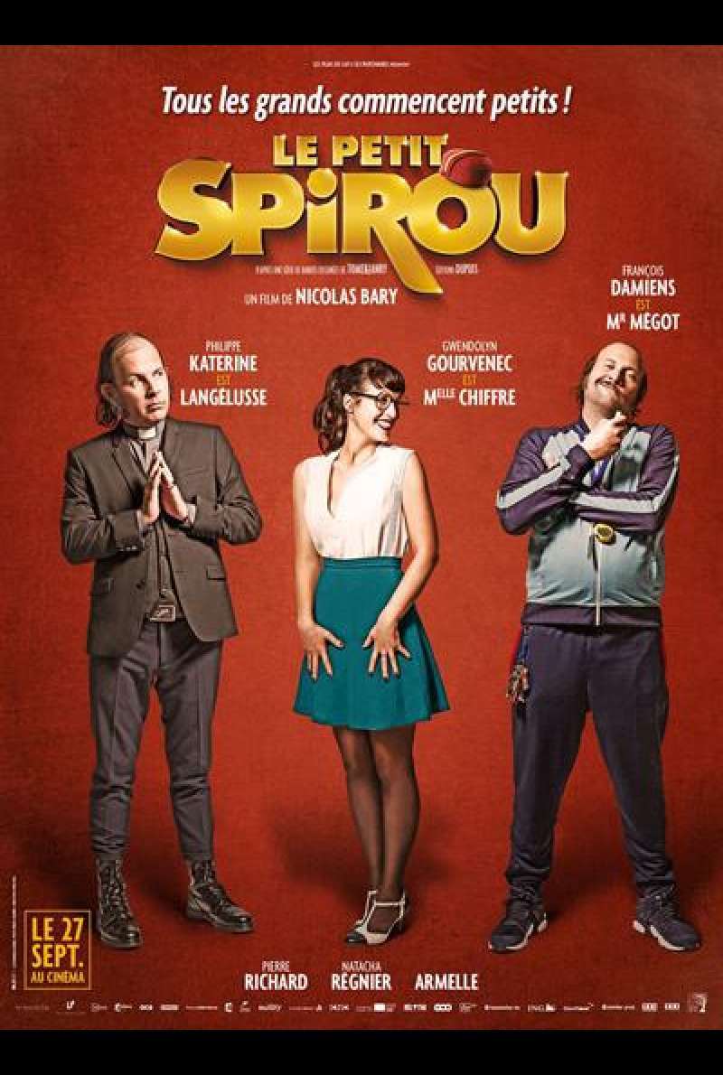 Le petit Spirou von Nicolas Bary - Filmplakat (FR)