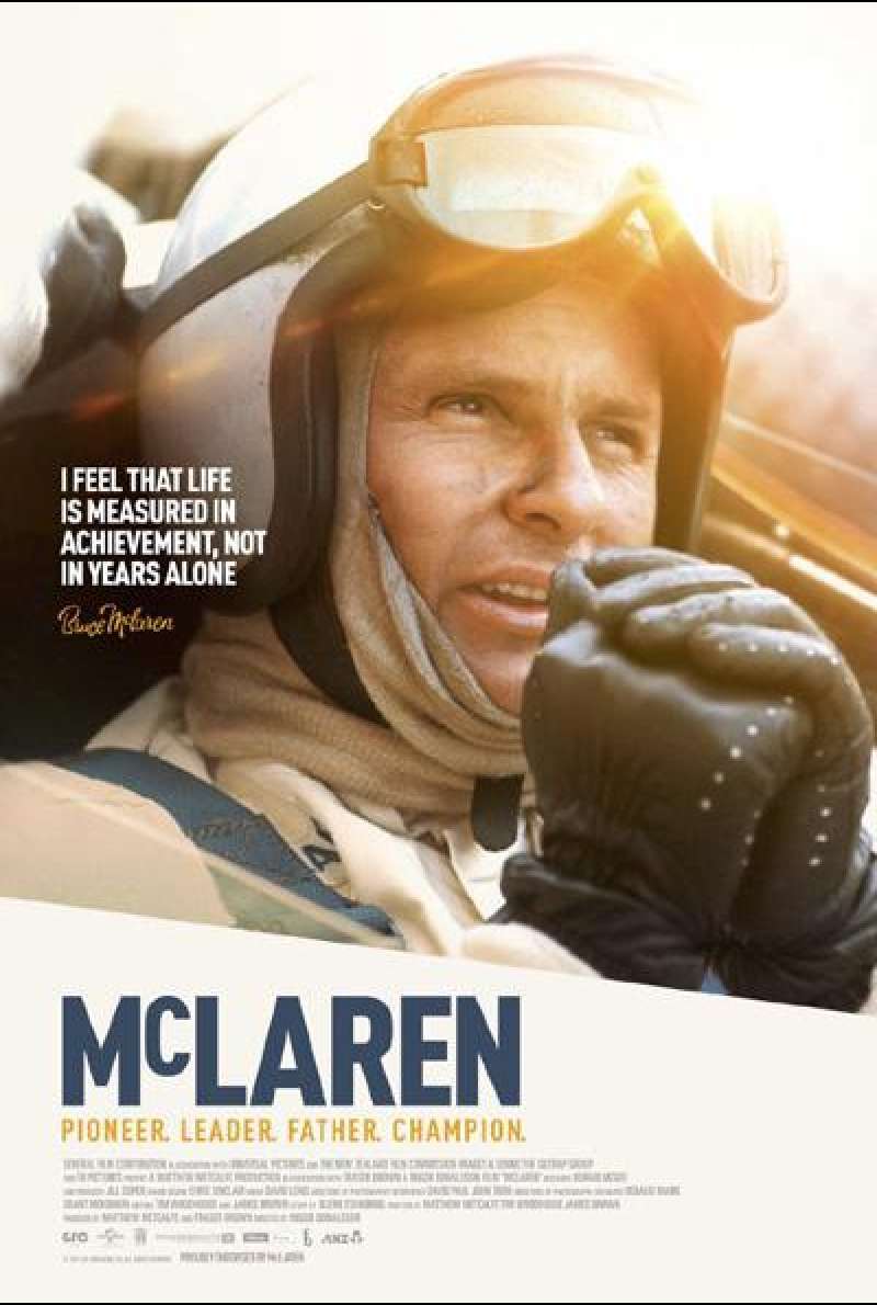 McLaren von Roger Donaldson - Filmplakat