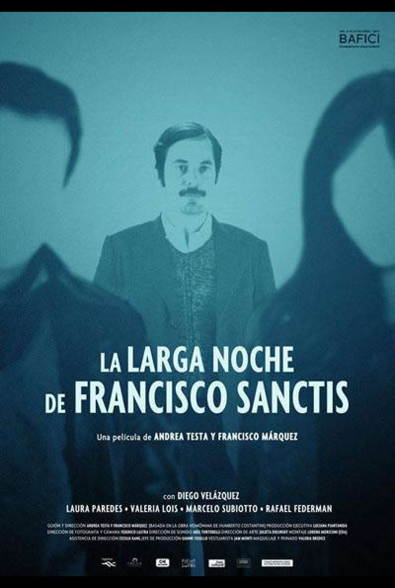 La larga noche de Francisco Sanctis von Francisco Márquez und Andrea Testa - Filmplakat