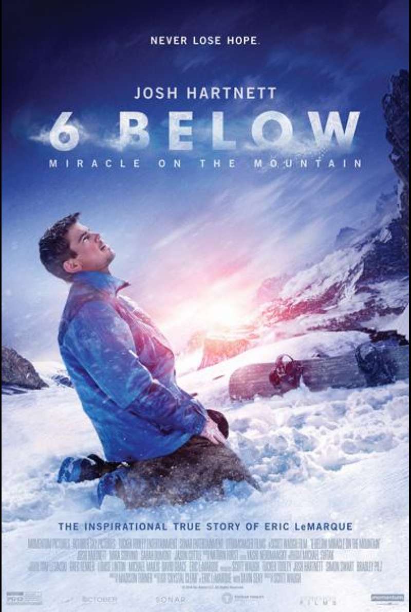 6 Below von Scott Waugh - Filmplakat