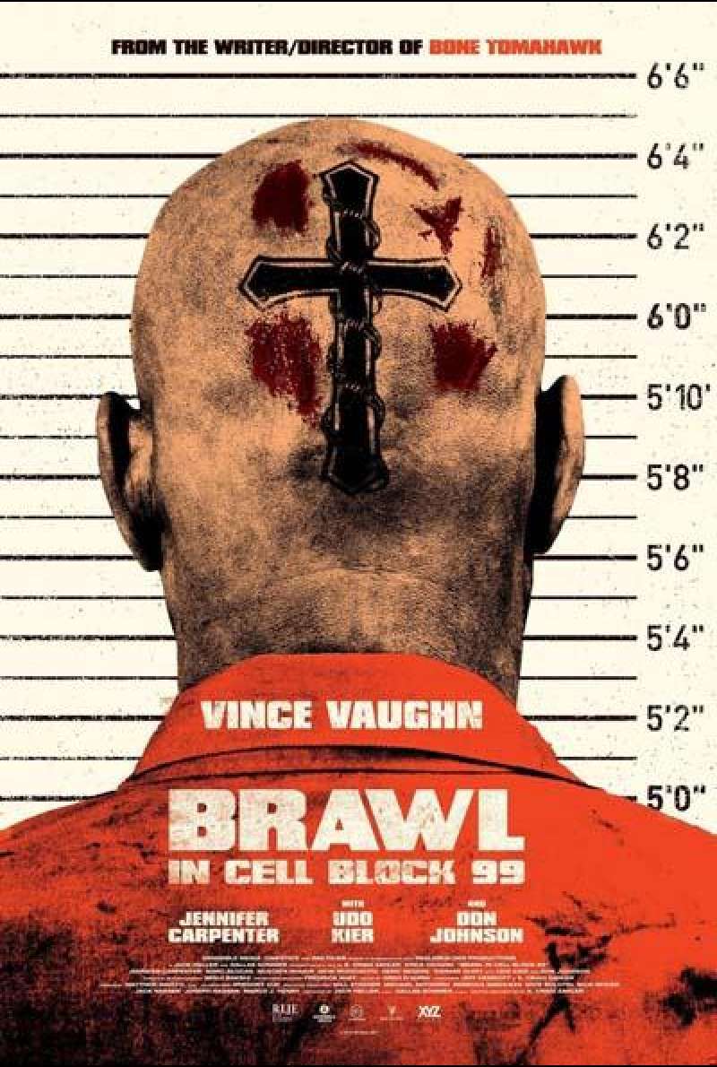 Brawl in Cell Block 99 von S. Craig Zahler - Filmplakat (US)