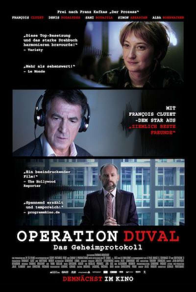 Operation Duval - Das Geheimprotokoll von Thomas Krutihof - Filmplakat