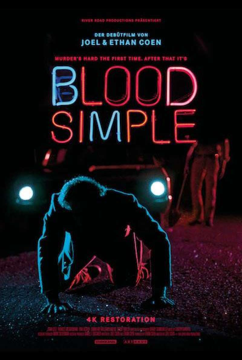 Blood Simple von Joel und Ethan Coen - Filmplakat
